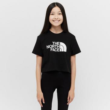 Black The North Face Kids’ Cropped Easy T-Shirt