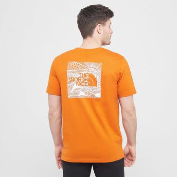 Orange The North Face Men’s Redbox Celebration T-Shirt