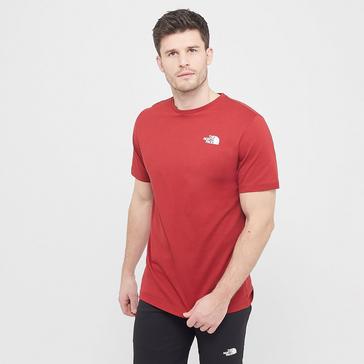 Red The North Face Men’s Redbox Short Sleeve T-Shirt