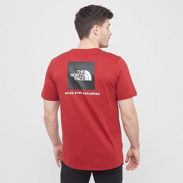 Red The North Face Men’s Redbox Short Sleeve T-Shirt
