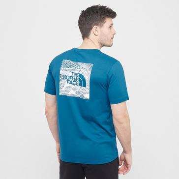 Blue The North Face Men’s Redbox Celebration T-Shirt