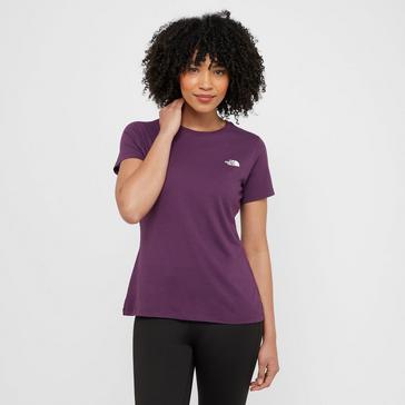 Purple The North Face Women's Simple Dome T-Shirt