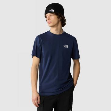 navy The North Face Men's Simple Dome T-Shirt