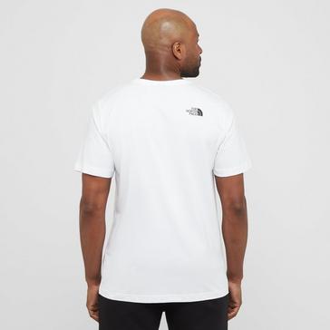 White The North Face Men's Easy Short-Sleeve T-Shirt 