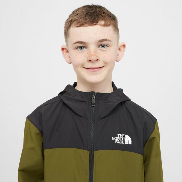 The North Face Kids Never Stop Hooded Windwall Jacket Blacks