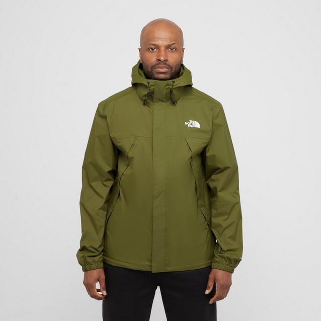 Green and orange north face jacket best sale