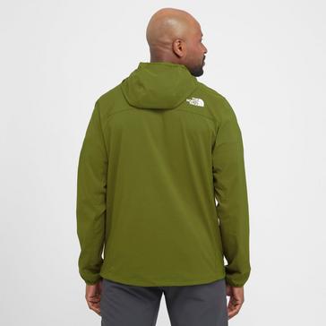 Green The North Face Men’s Nimble Softshell Hoodie