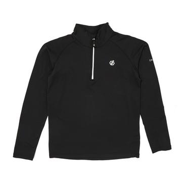 Black Dare 2B Kids’ Consist II Lightweight Core Stretch Midlayer.