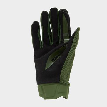Green 100% Ridecamp Gloves