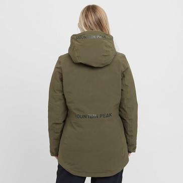 Khaki Mountain Peak Women’s Courchevel Waterproof Insulated Jacket