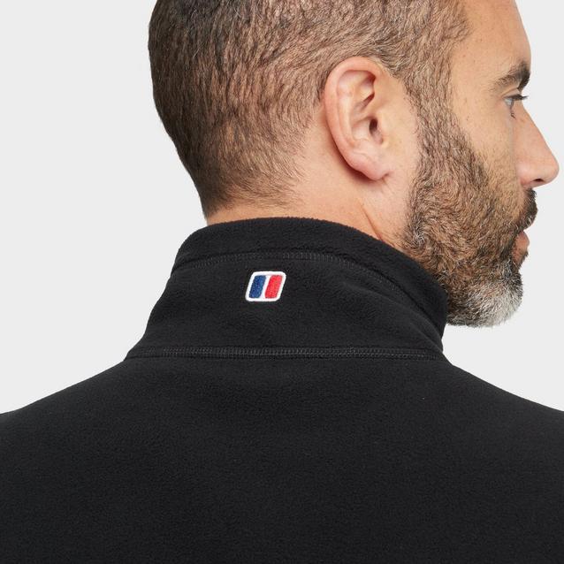 Pull Polaire Berghaus Homme - Taille S - Vert, 1/4 Zip, Poche Zippée - Occasion