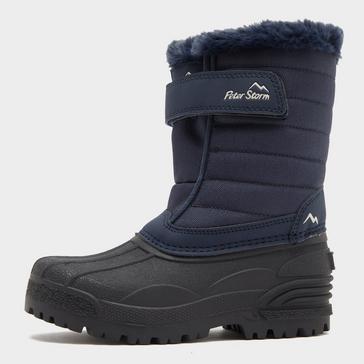 Navy Peter Storm Kids' Flurry Boot