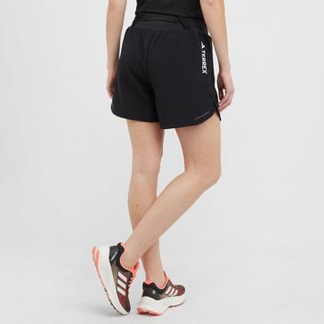 Black adidas Terrex Women's Agravic Trail Running Shorts