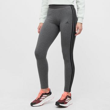 Grey adidas Women's 3-Stripe Leggings