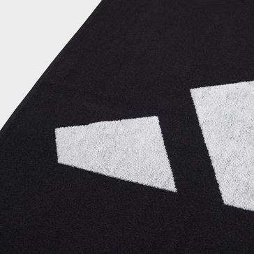 Black adidas 3Bar Towel