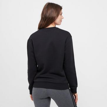 Black adidas Women's 3-Stripe Sweatshirt