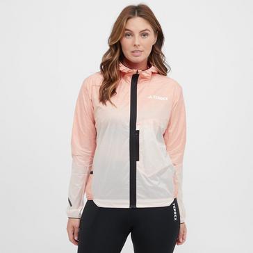 Orange adidas Terrex Women's Xperior Light Windweave Jacket