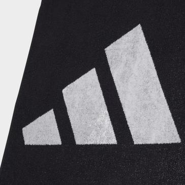 Black adidas 3Bar Towel