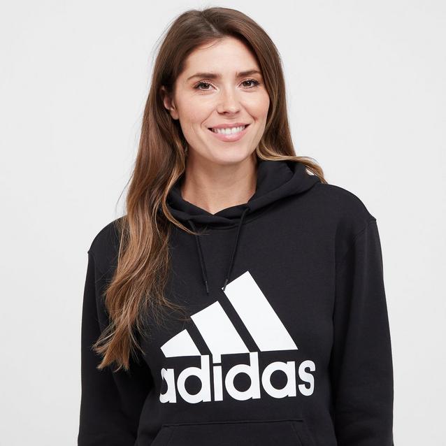 Adidas womens black hoodie sale