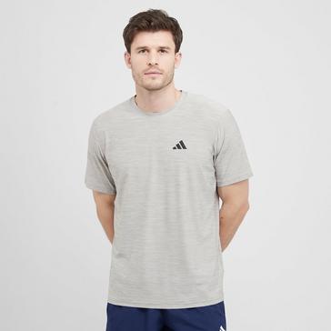 grey adidas Men's Training T-shirt