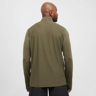 Green adidas Men's Own the Run Half-Zip Track Top