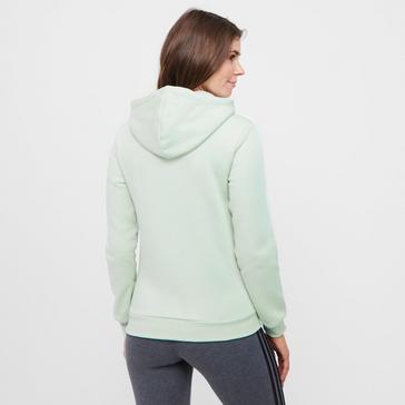 Green adidas Women's 3-Stripe Fleece Hoodie