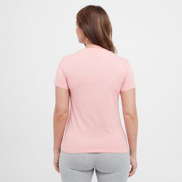 Pink adidas Women's Essentials Slim 3-Stripes Tee