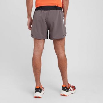 Grey adidas Men’s Agravic Trail Running Shorts