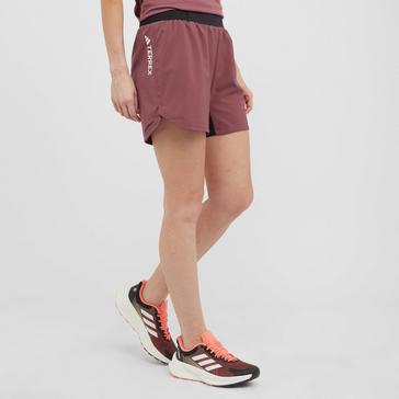 Pink adidas Women’s Agravic Trail Running Shorts