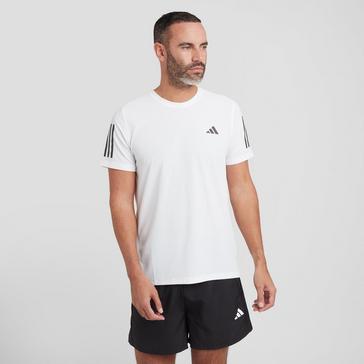 White adidas Men’s Own The Run T-Shirt