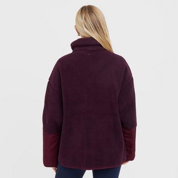 Purple SWEATY BETTY Women’s Plush Textured Zip Up Fleece