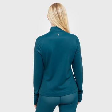 Green SWEATY BETTY Women’s Therma Boost Running Half Zip