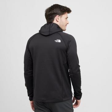 Black The North Face Men's Hathersage Full Zip Hooded Fleece