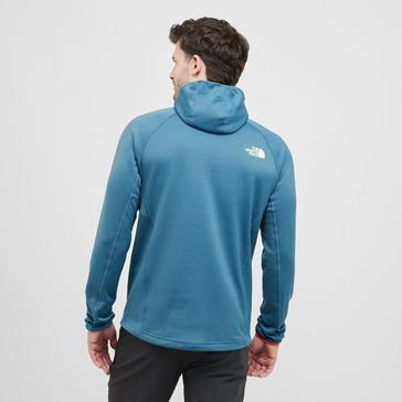 Blue The North Face Men's Hathersage Full Zip Hooded Fleece