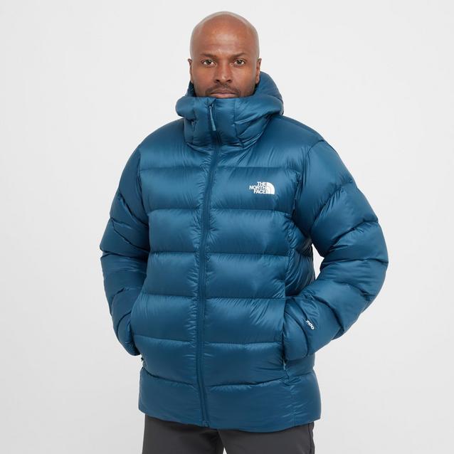 North face blue down jacket online