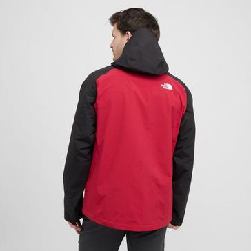 Red The North Face Men's Stratos Waterproof Jacket