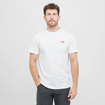 White The North Face Men’s Biner Graphic 4 T-Shirt