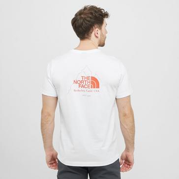 White The North Face Men’s Biner Graphic 4 T-Shirt