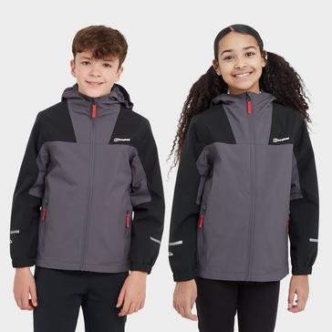 Grey Berghaus Kids' Linton Waterproof Jacket