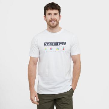 White Nautica Competition Men’s Deniz T-Shirt