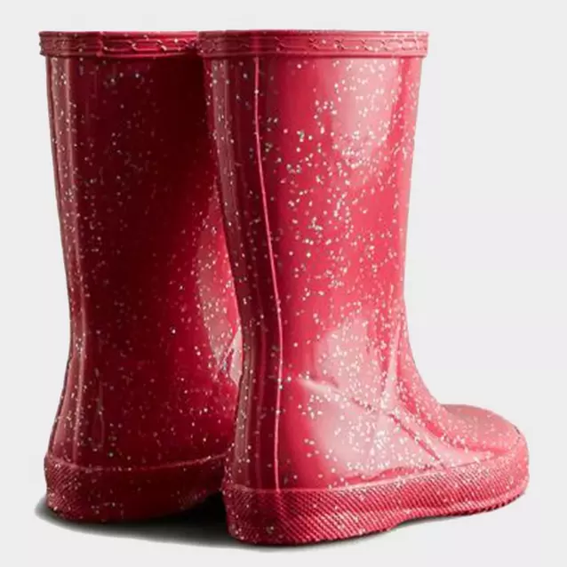 Childrens Wellies Pink Sparkly Wellies Hunter Kids' Original First