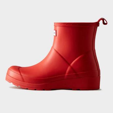 Red Hunter Women’s Play Short Red Wellington Boots