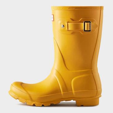 Yellow Hunter Original Short Yellow Wellington Boots