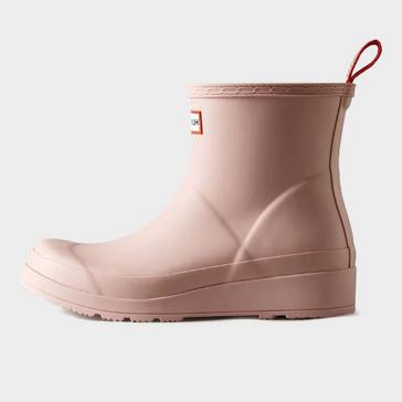 Pink Hunter Women’s Play Short Pink Wellington Boots