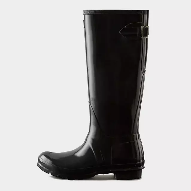 Hunter women's original tall back adjustable wellington boots sale