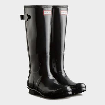 Black matte hunter boots sale best sale