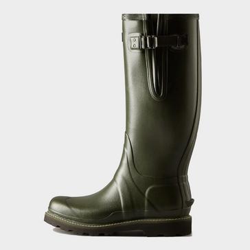 Green Hunter Men’s Balmoral Side Adjustable Neoprene Wellington Boot