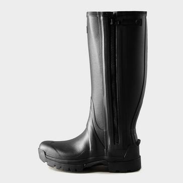 Black Hunter Men’s Balmoral Zip Tech Tall Wellington Boots