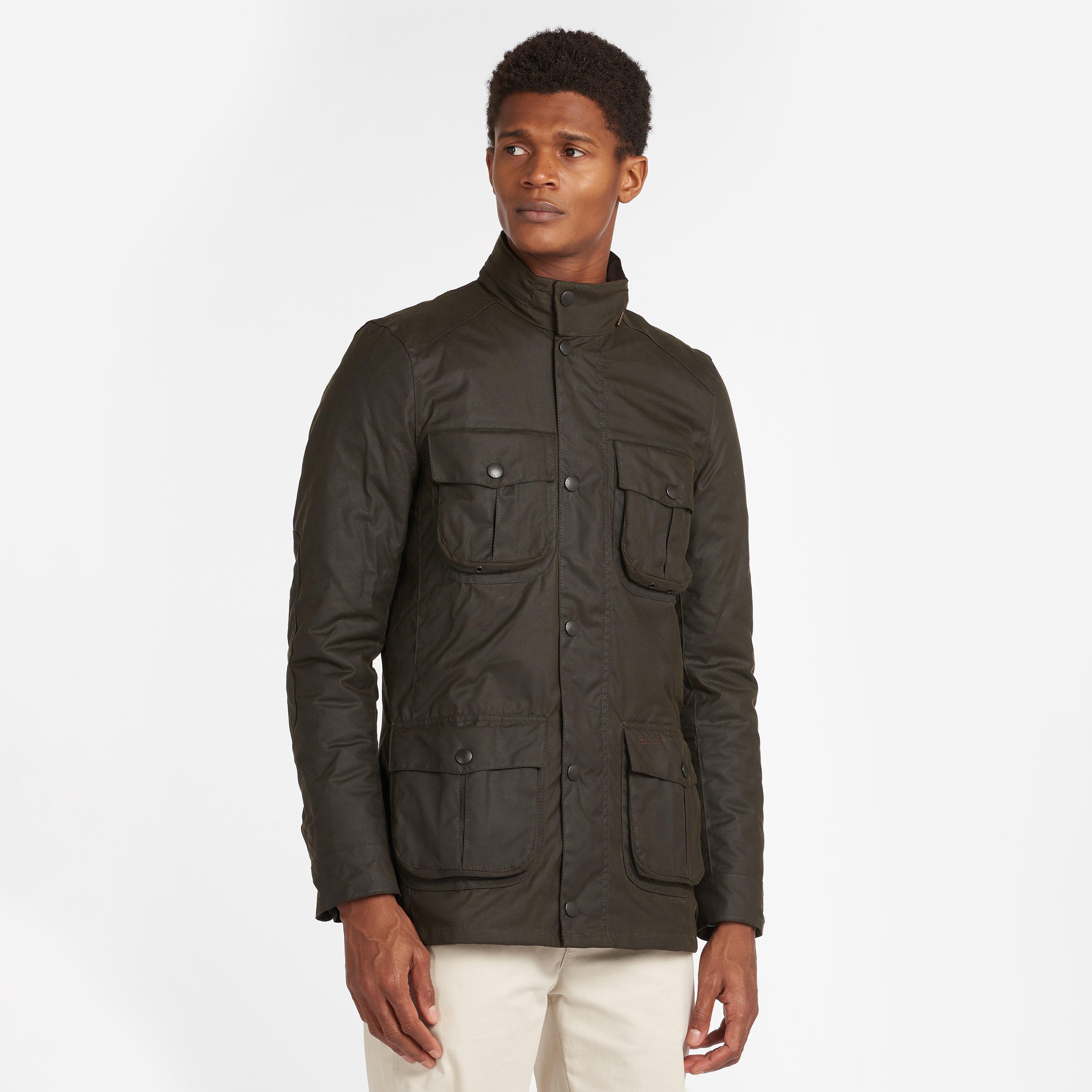 Barbour Mens Corbridge Wax Jacket Olive Naylors