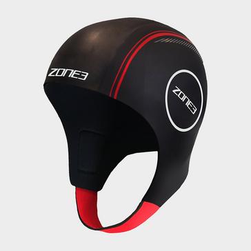 Black Zone 3 Neoprene Swim Cap